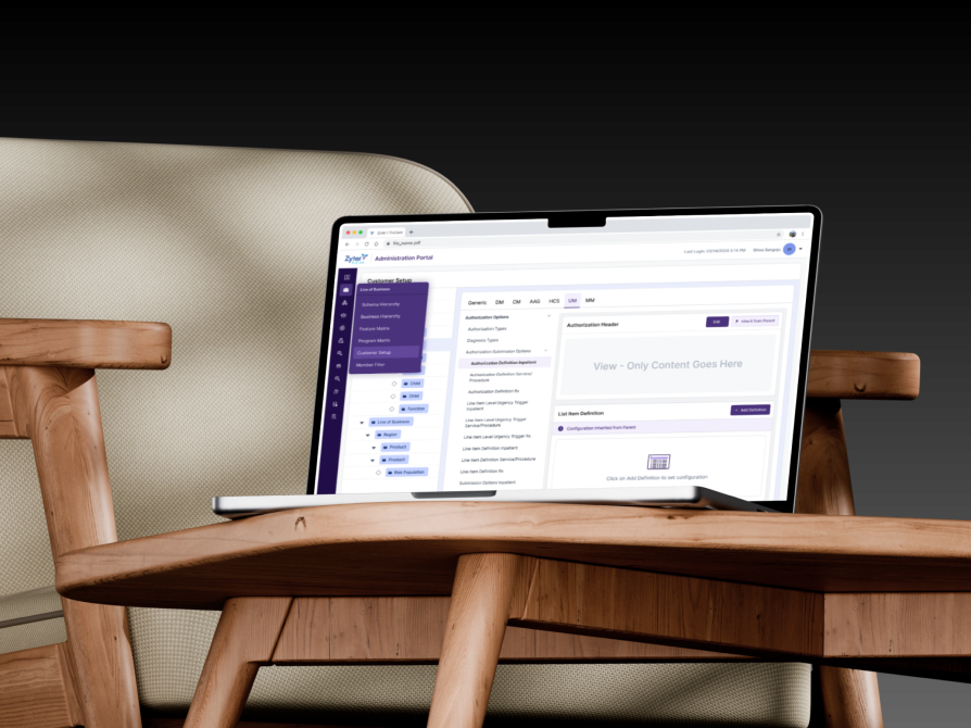 Zyter Admin Portal — image 1