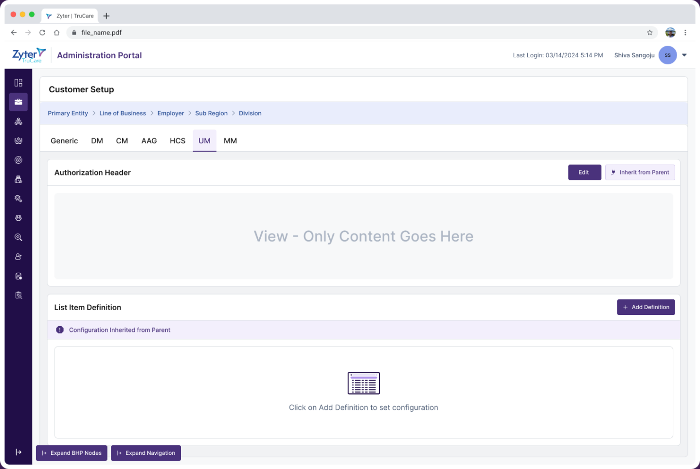 Zyter Admin Portal — image 5